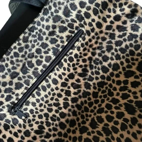 JAGUAR Print Faux Fur HANDBAG Luxurious soft fabulous condition PURR! 10… - Picture 5 of 13
